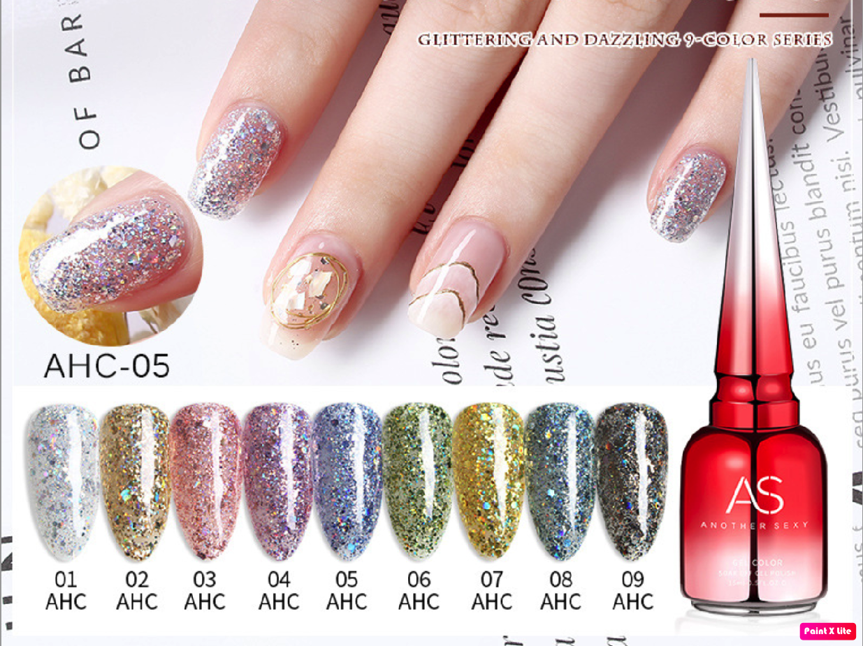 Sơn Gel AS Mã AHC 15ml ( Sơn Gel Hơ Máy )