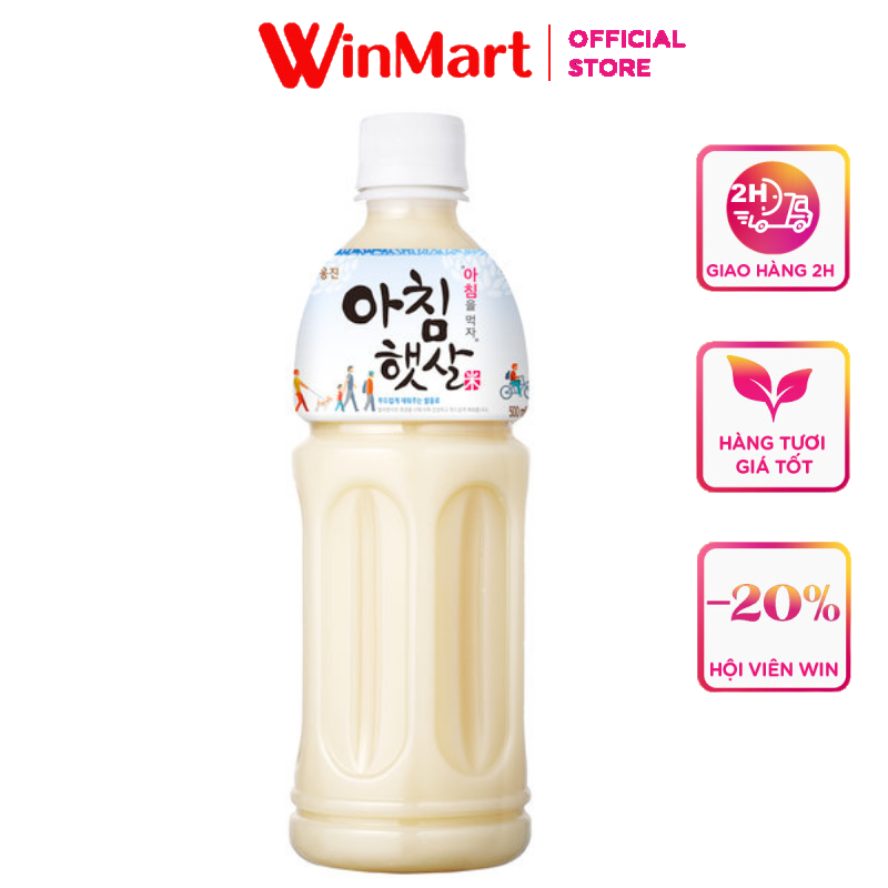 [Siêu thị WinMart] - Nước gạo Morning Rice chai 500ml