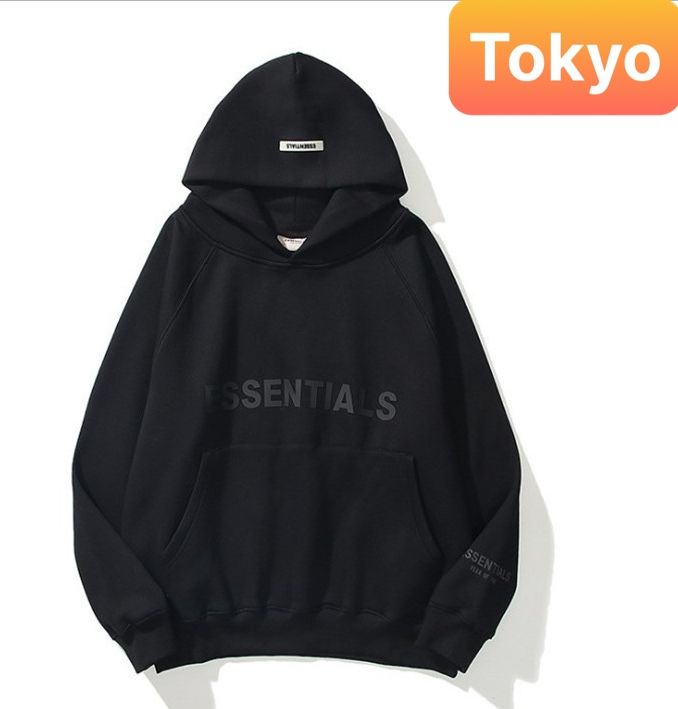 ÁO KHOÁC HOODIE NAM NỮ ESSENTIALS CHẤT VẢI DÀY PHOM FROM RỘNG CHỐNG LẠNH, NẮNG, NÓNG ĐÔNG HÈ 1hitshop  - TOKYO FASHION
