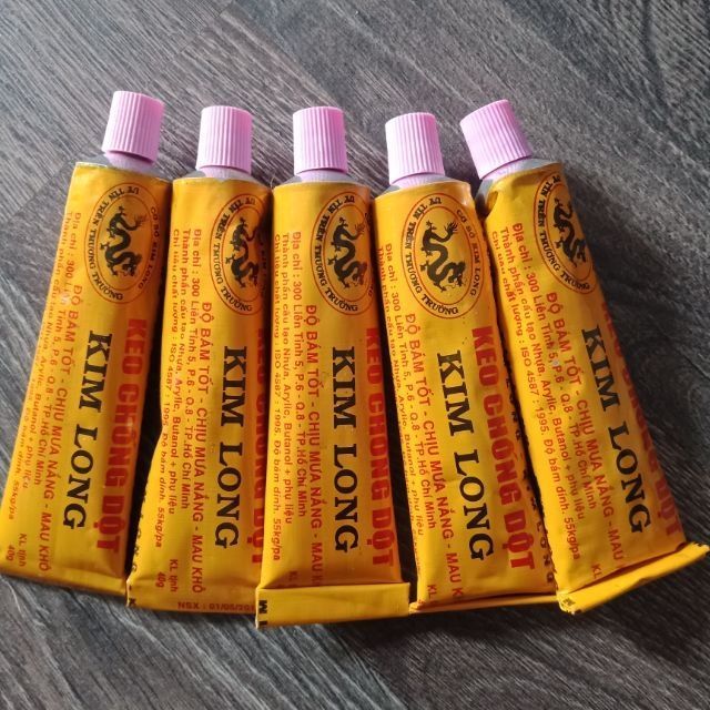 [HCM][2 tuýp] keo chống dột Kim Long