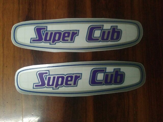 Bộ tem dán bình xăng Cub 79 hàng nhập Thái Lan