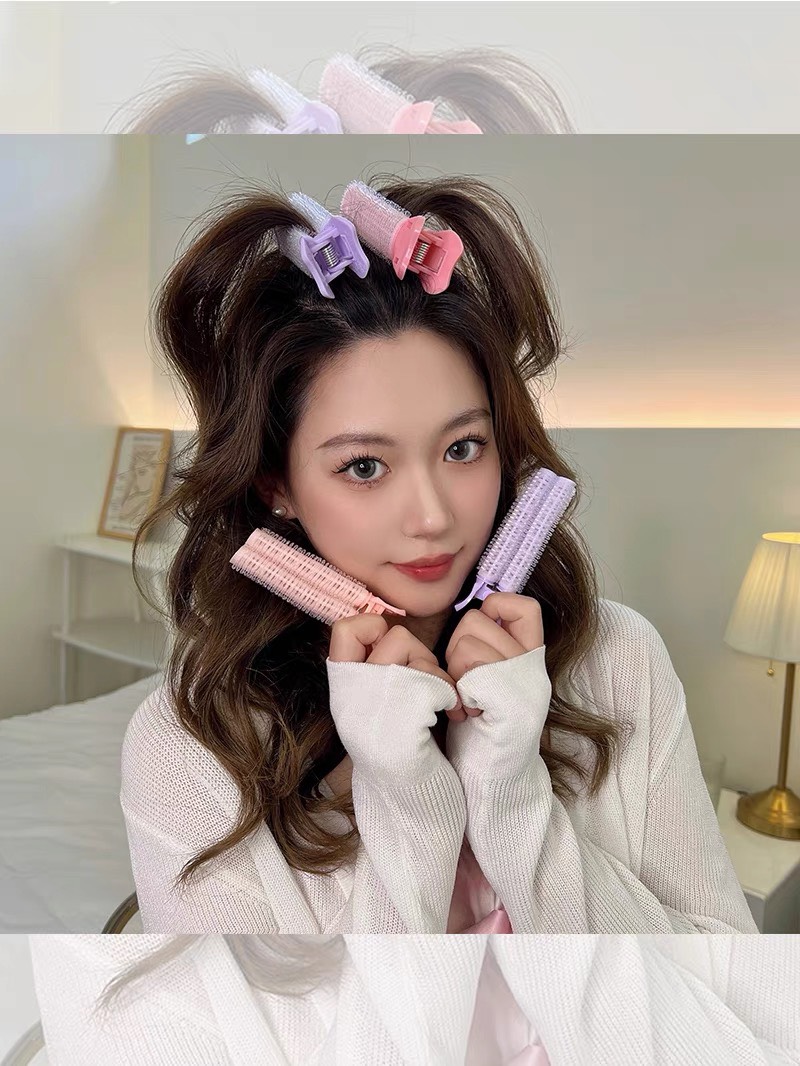 Bộ 4 Dụng Cụ Uốn Tóc Phong Cách Hàn Quốc Thời Trang Cho Nữ