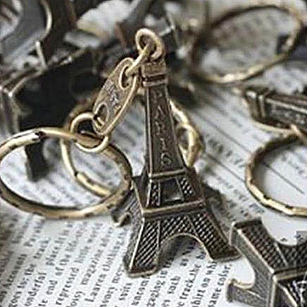 Móc treo chìa khóa mô hình tháp eiffel, móc treo chìa khóa tiện dụng siêu bền đẹp