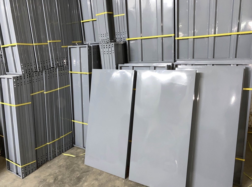 Mâm sắt - láp ráp kệ đa năng màu sám ( đủ kích thước) ráp kệ sắt đa năng V3, V4