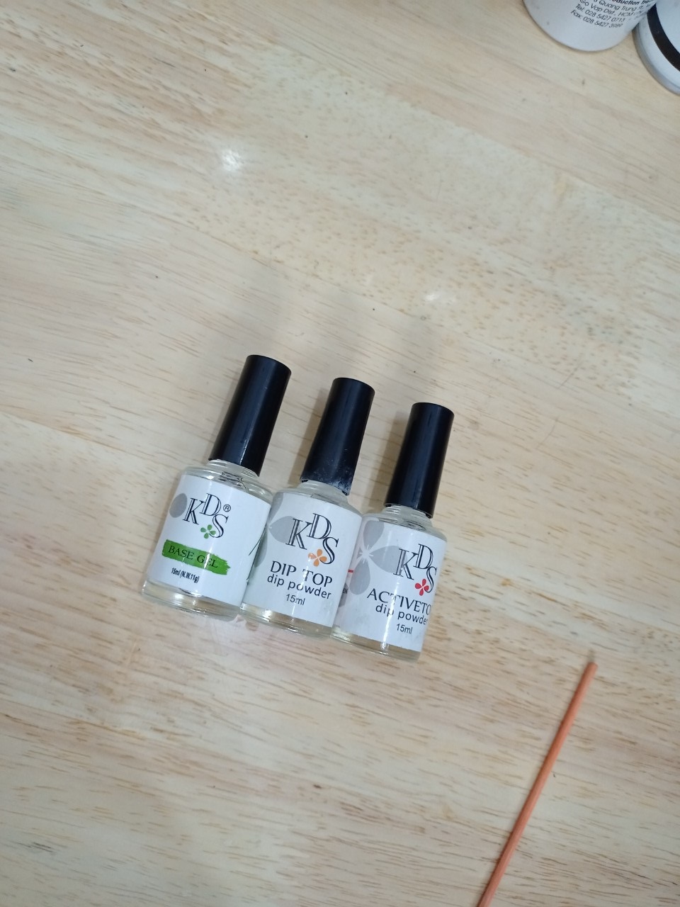 15ml Bột nhúng KDS - base - top - activator dùng để làm móng tay chân