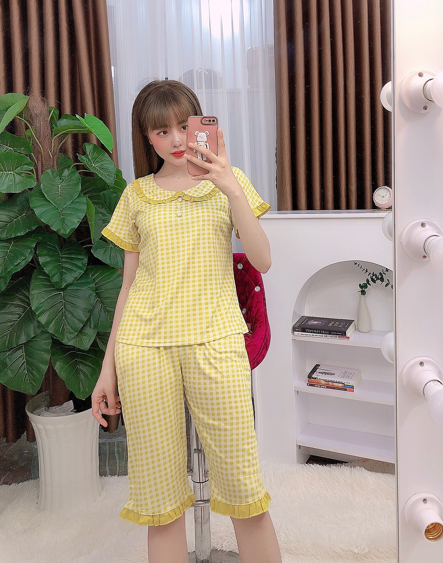 ĐỒ BỘ LỤA LỬNG MẶC NHÀ SIÊU XINH