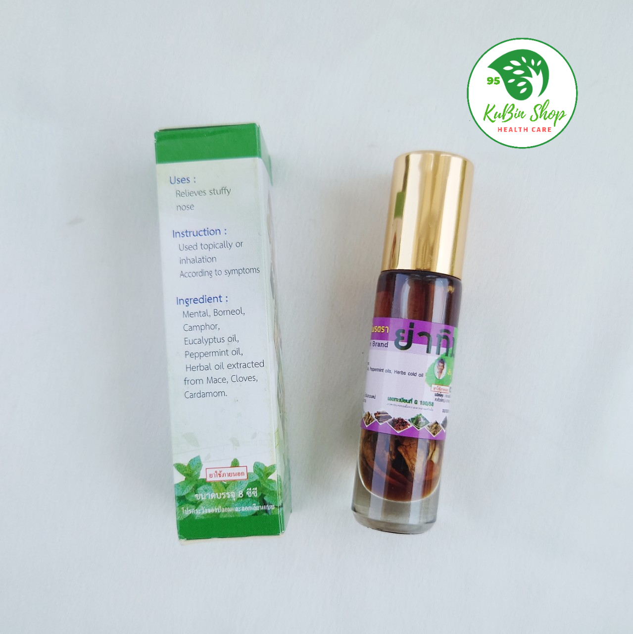 Dầu lăn 13 vị thảo dược Otop Thái Lan 8ml