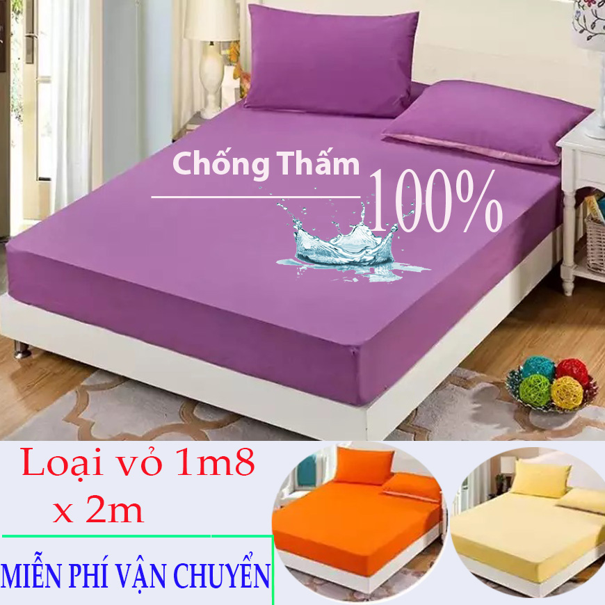 Áo nệm chống thấm 1m8x2mGa Trải Giường Chống Thấm cho mẹ và bé Chất Lượng Cao Bảo Hành Uy.