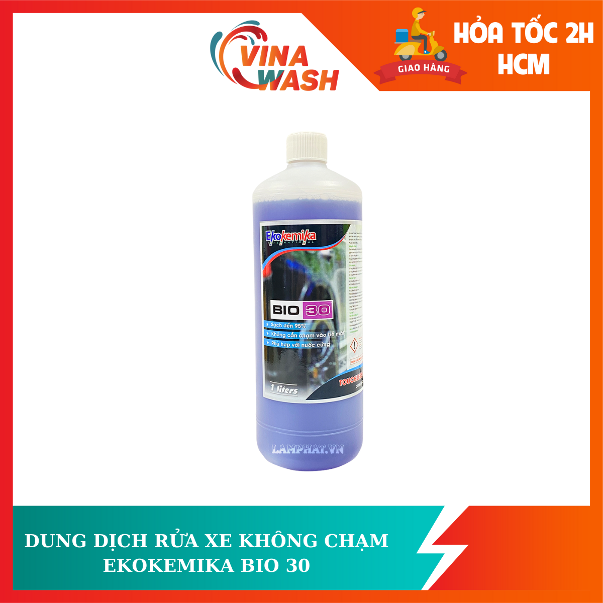 Dung dịch rửa xe không chạm Ekokemika Bio 30