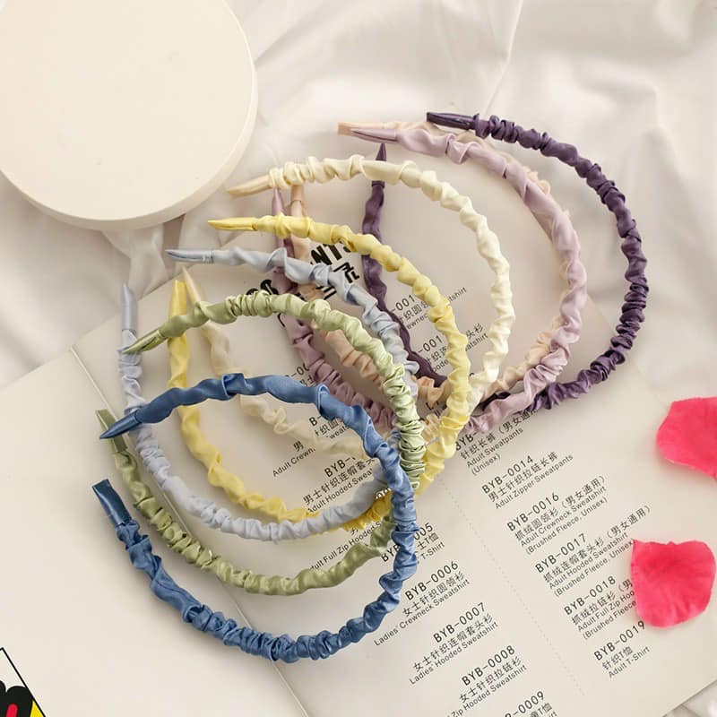 Bờm tóc ngọc trai đính hạt tiểu thư gơn sóng bờm tóc công chúa