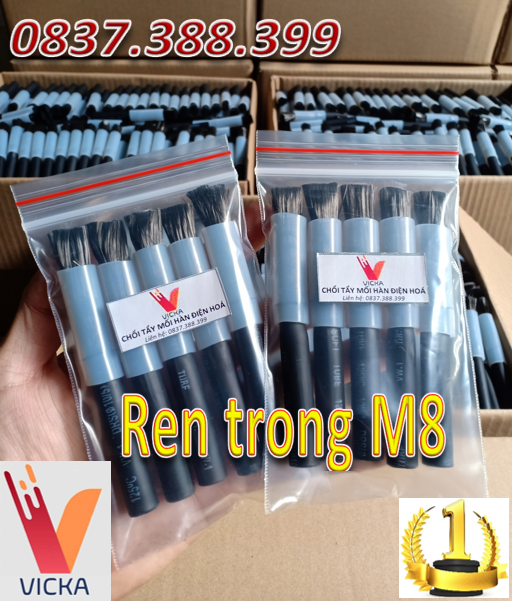 Chổi tẩy mối hàn Inox điện hóa (REN TRONG M8)