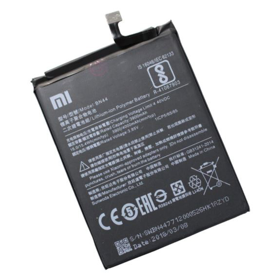 PIN XIAOMI BN44 / REDMI NOTE 5 / REDMI 5 PLUS / 4000MAH ( LOẠI 1 BẢO HÀNH 6 THÁNG )