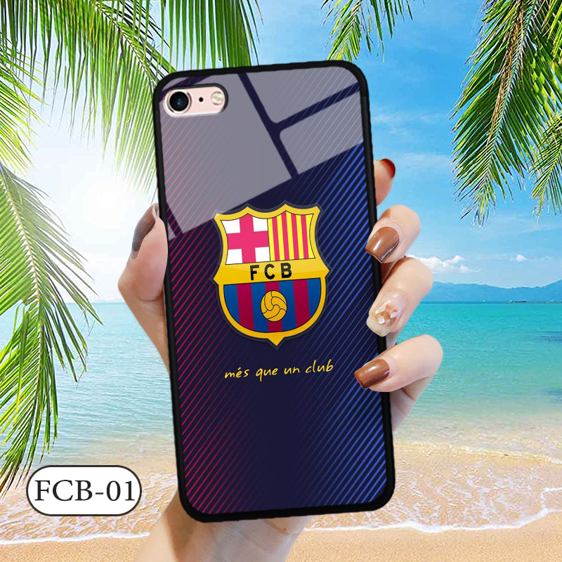 Ốp kính 3D IPHONE 8 - in biểu tượng đội bóng