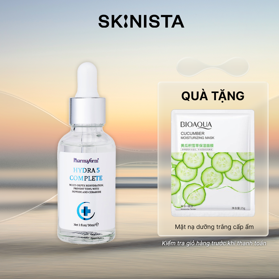 Tinh chất dưỡng ẩm, hỗ trợ phục hồi da Pharmaform Hydra 5 Complete Serum 30ml