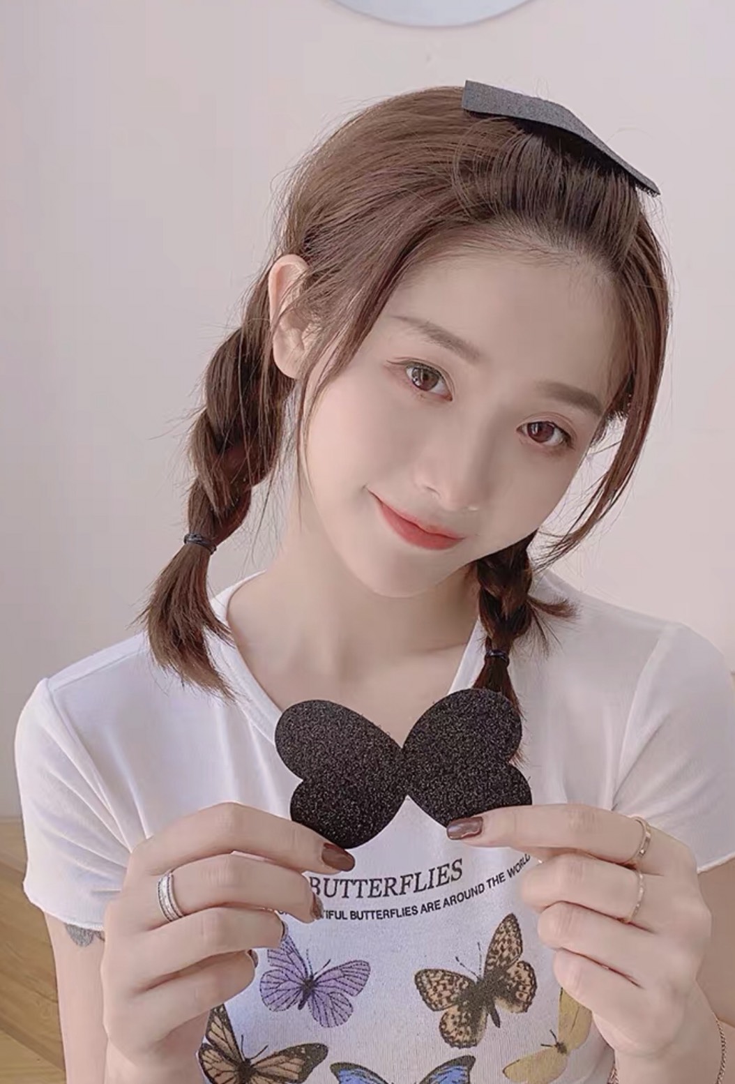 Combo 6 Miếng dán tóc mái kim tuyến (dùng khi make up, skincare) -phukienteen