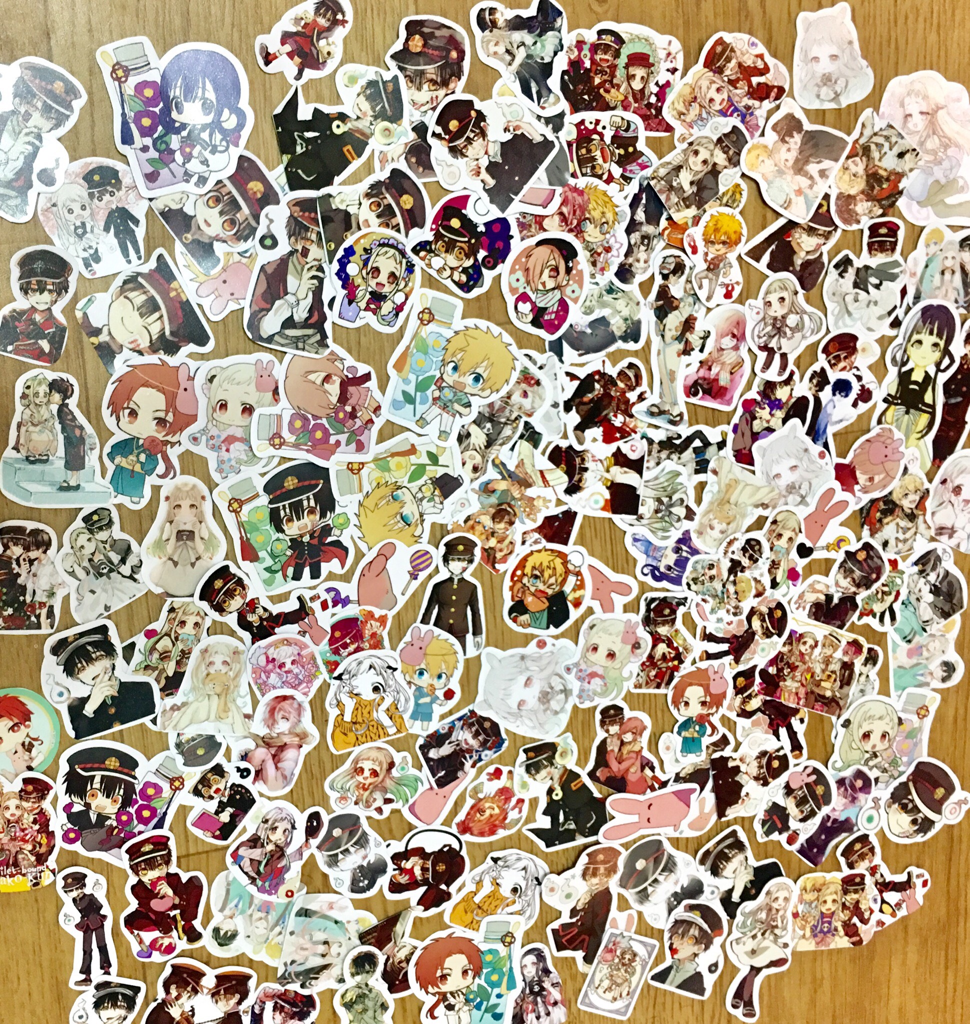 Ảnh sticker Jibaku Shounen Hanako-kun combo 50 ảnh