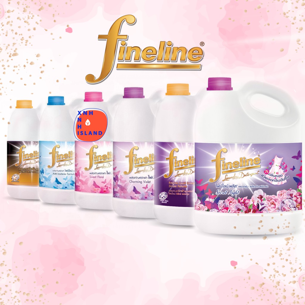 [HCM]NƯỚC GIẶT XẢ FINELINE 3000ML [MÀU TÍM MẪU MỚI] THÁI LAN