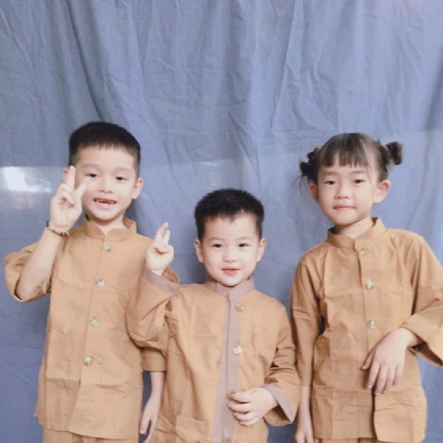 Quần Áo Đi Chùa Cho Bé Trai