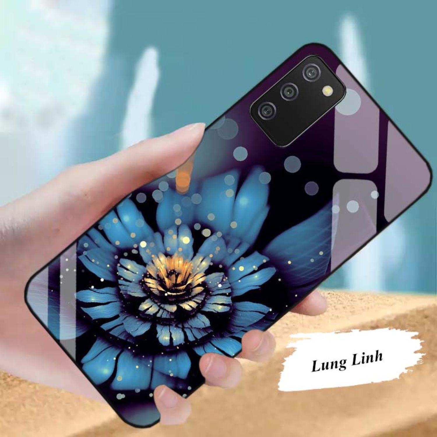 Ốp samsung a02, a02s, a03s, a20s lưng kính cường lực mới ƞhất