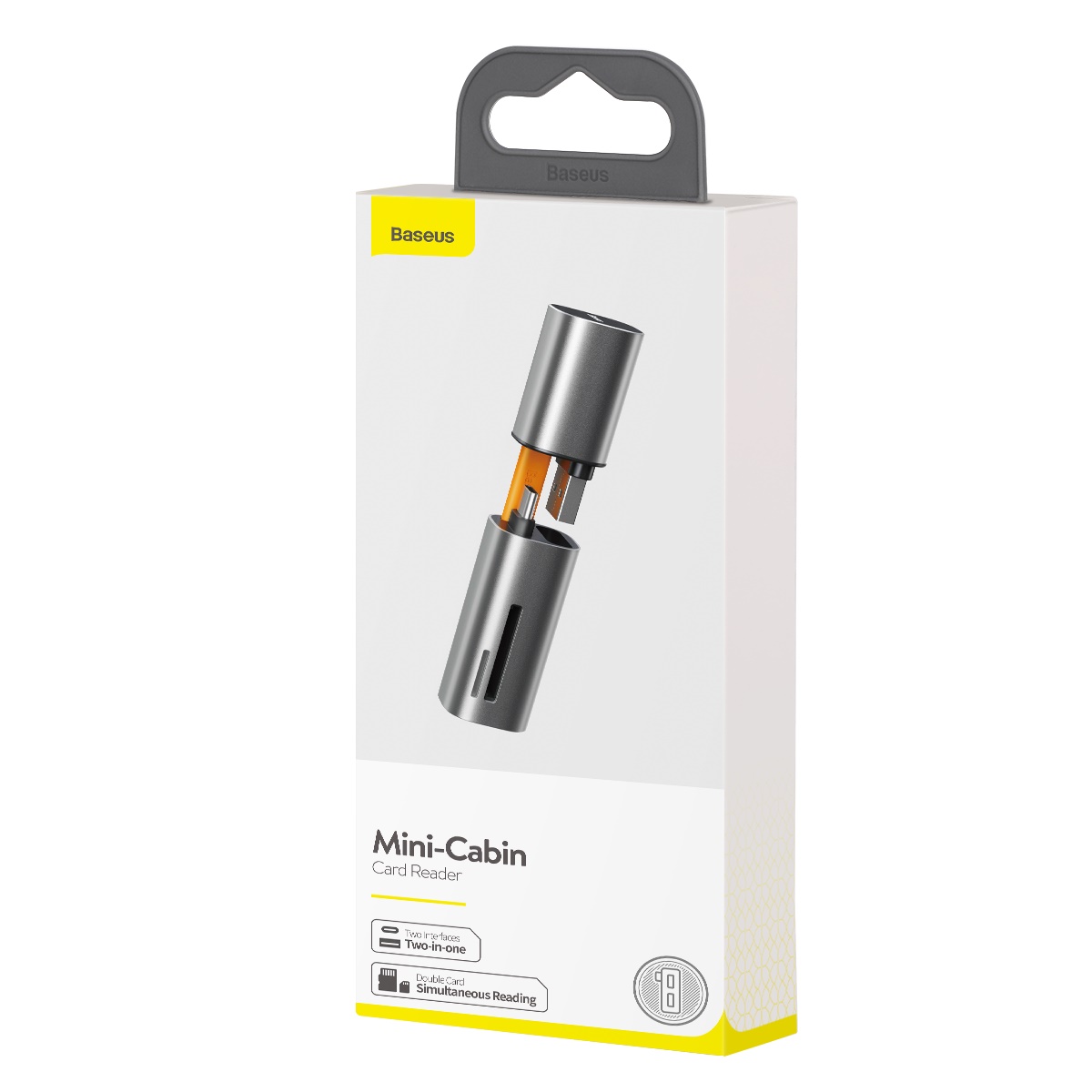 Đầu đọc thẻ nhớ đa năng cổng giao tiếp USB và Type C Baseus Mini Cabin Card Reader