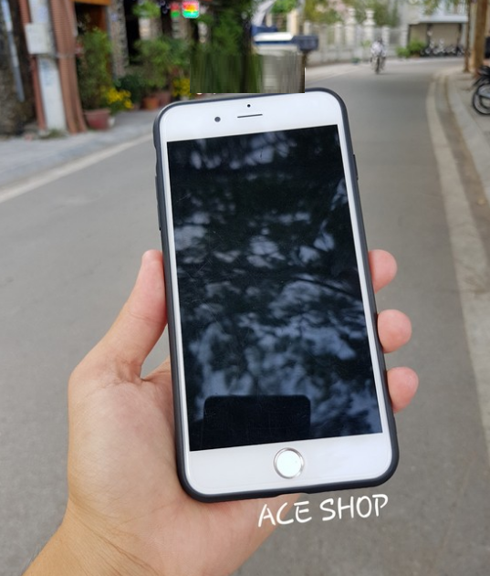 Ốp hươu silicon dẻo pha sợi vải Jeans cho iPhone 7 Plus và 8 Plus