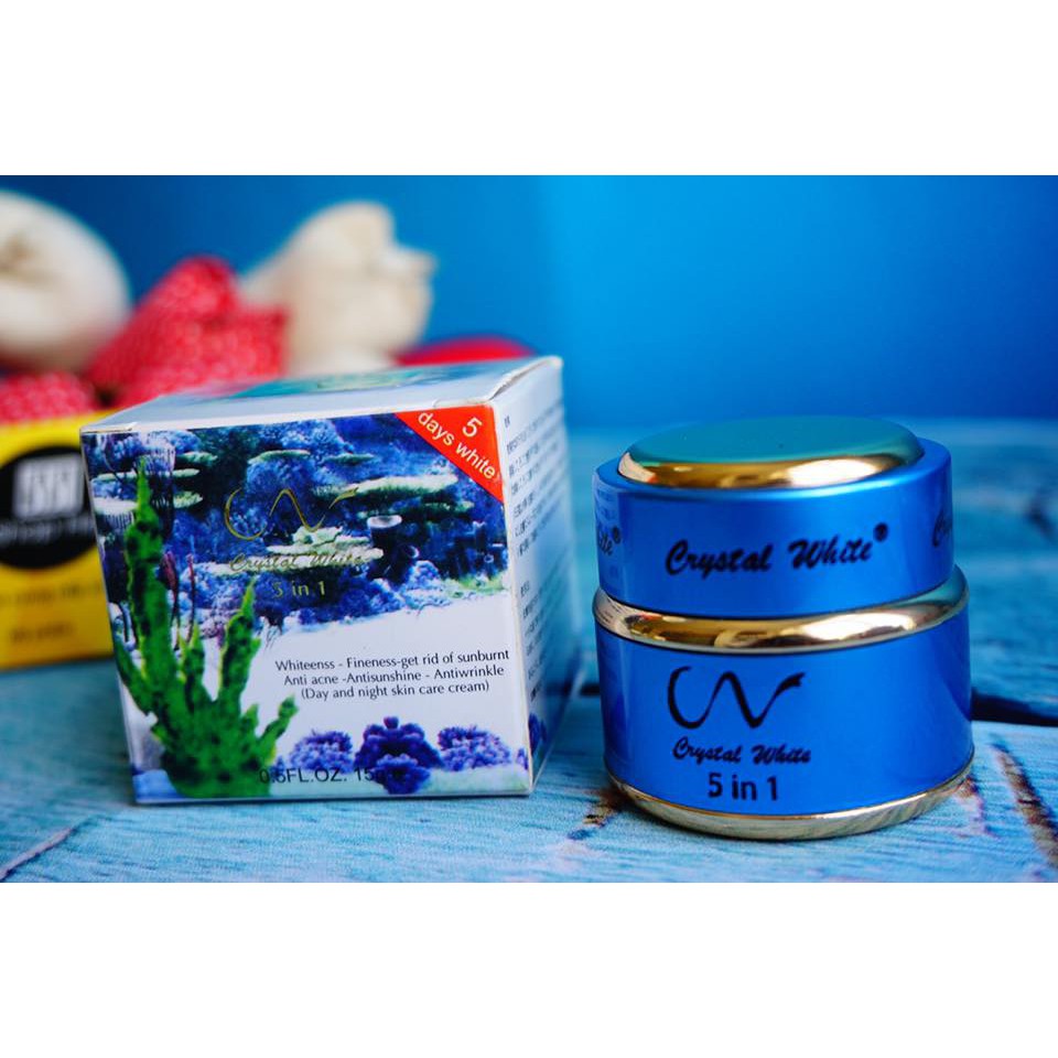 Kem dưỡng da rong biển Crystal White 5in1 Day And Night Skin Care Cream 15G-5374, đảm bảo cung cấp các sản phẩm đang được săn đón trên thị trường hiện nay