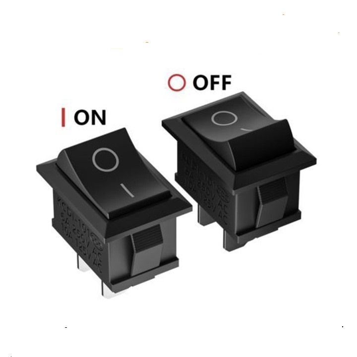 Combo 5 Công tắc bập bênh KCD11-101 6A 250V 2 Chân