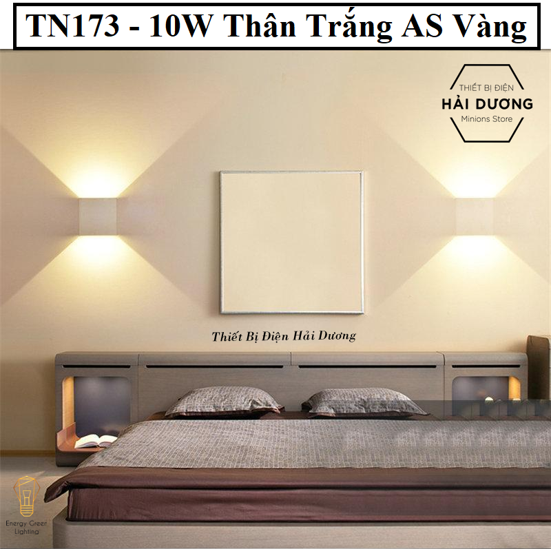 Đèn Tường Led Lonstar Vuông Chống Nước Điều Chỉnh Góc Sáng TN173 6w-10w - Bảo Hành 12 Tháng - Có Video