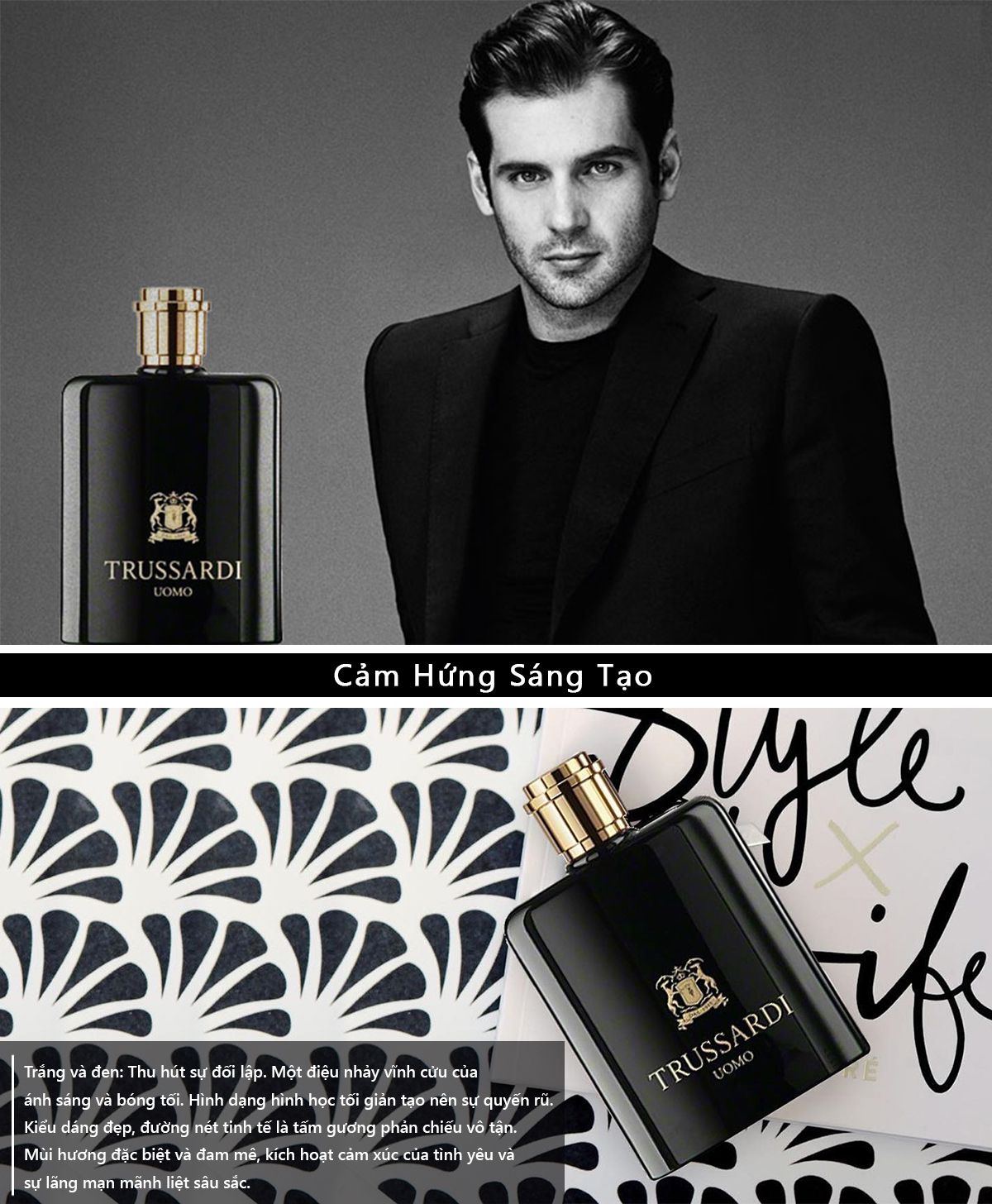 [HCM]Nước hoa nam Trussardi uomo 100ml full seal