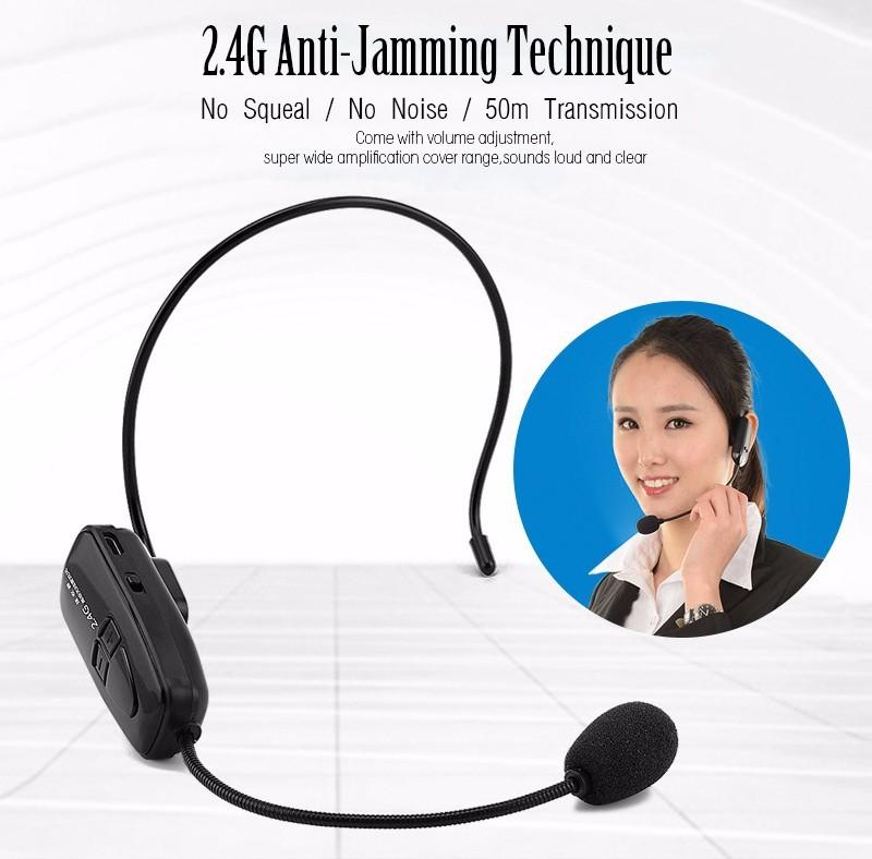 MICROPHONE ĐEO TAI KHÔNG DÂY 2.4G XXD-G18
