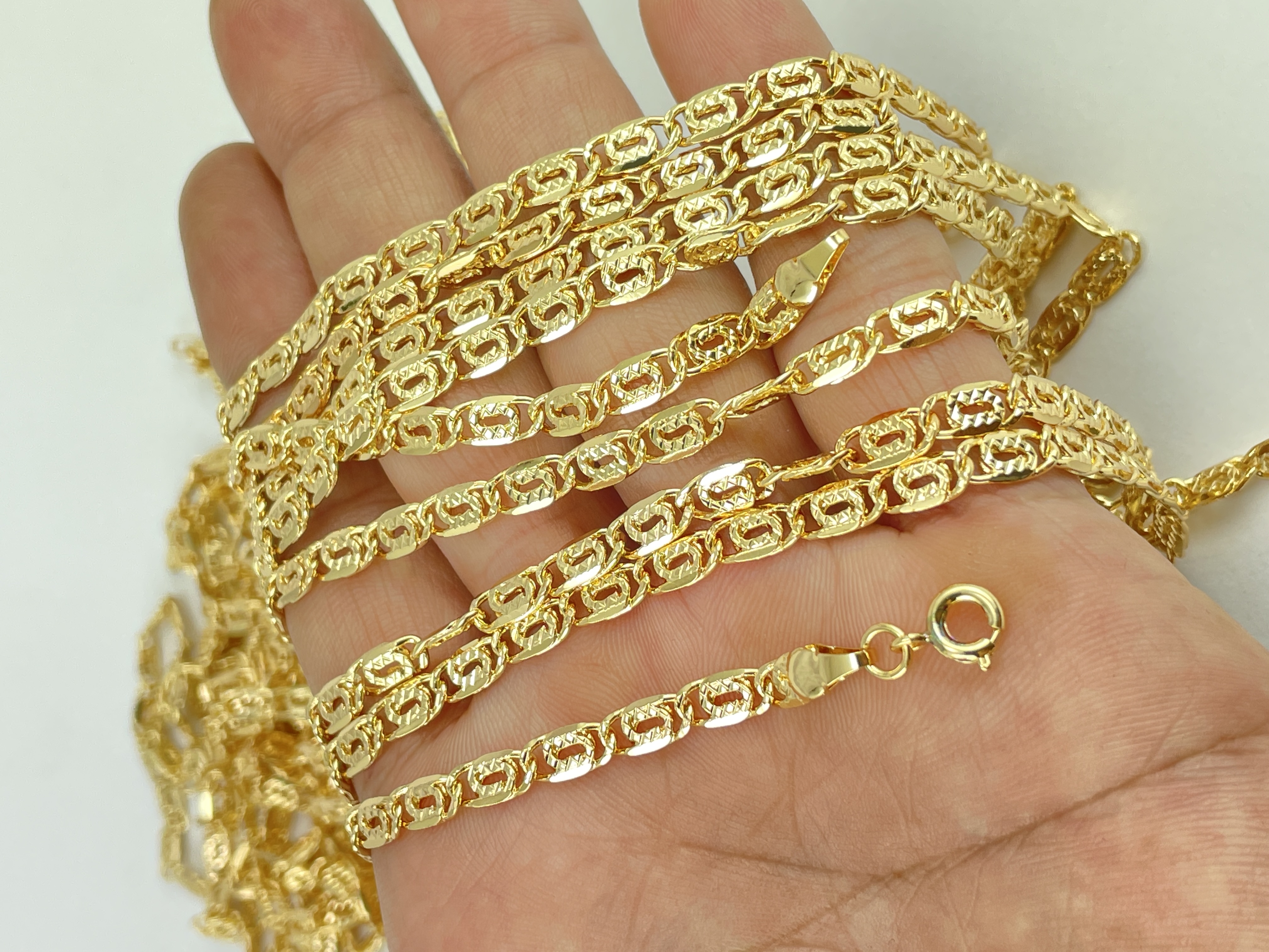 Dây chuyền nam nữ mạ vàng 18k cao cấp - dc195l7