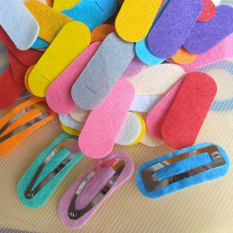 Phôi Vải Nỉ Dùng Lót Kẹp Tóc Handmade