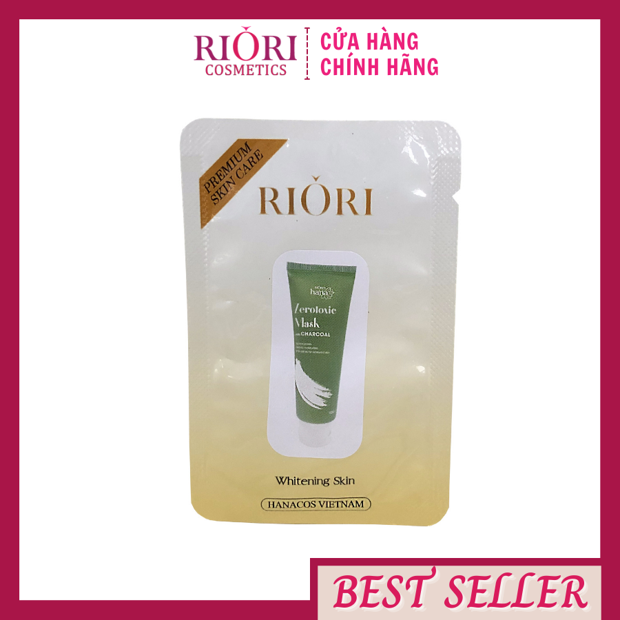 (DẠNG GÓI) Mặt Nạ Bùn Khoáng Thải Độc Da RIORI 1,5g