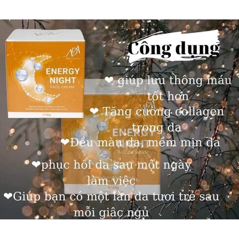 Bộ Kem Dưỡng Trắng Da Đêm ADA GROUP ( 35g )