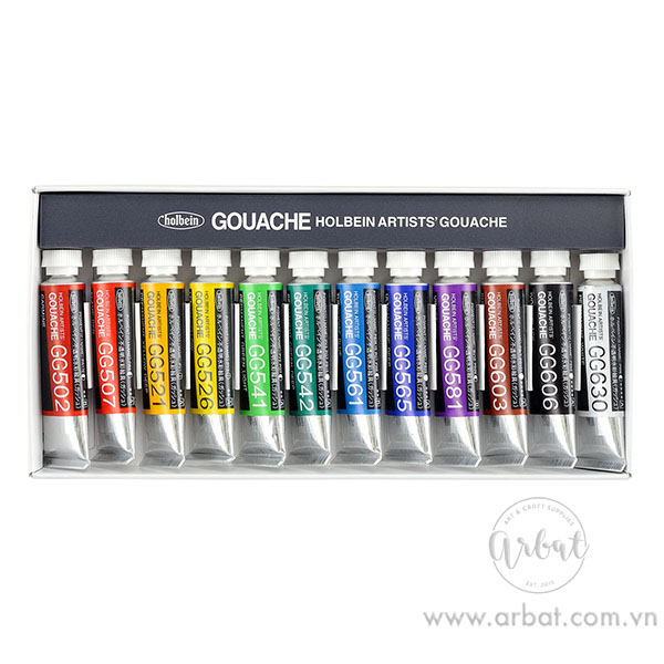 Màu Vẽ HOLBEIN ARTIST GOUACHE SET 5ml