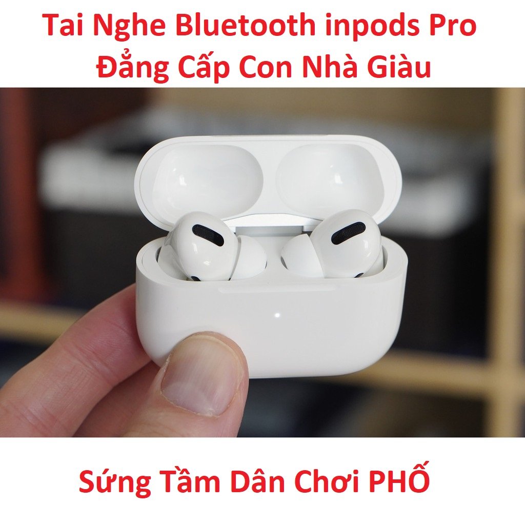 Tai nghe Bluetooth Không dây i13 Dòng Mới Cảm Ứng Cực Nhạy Tăng Chỉnh Âm Lượng Thời Lương Pin Tốt Sang Trọng Màu Trắng - Bảo hành 1 đổi 1