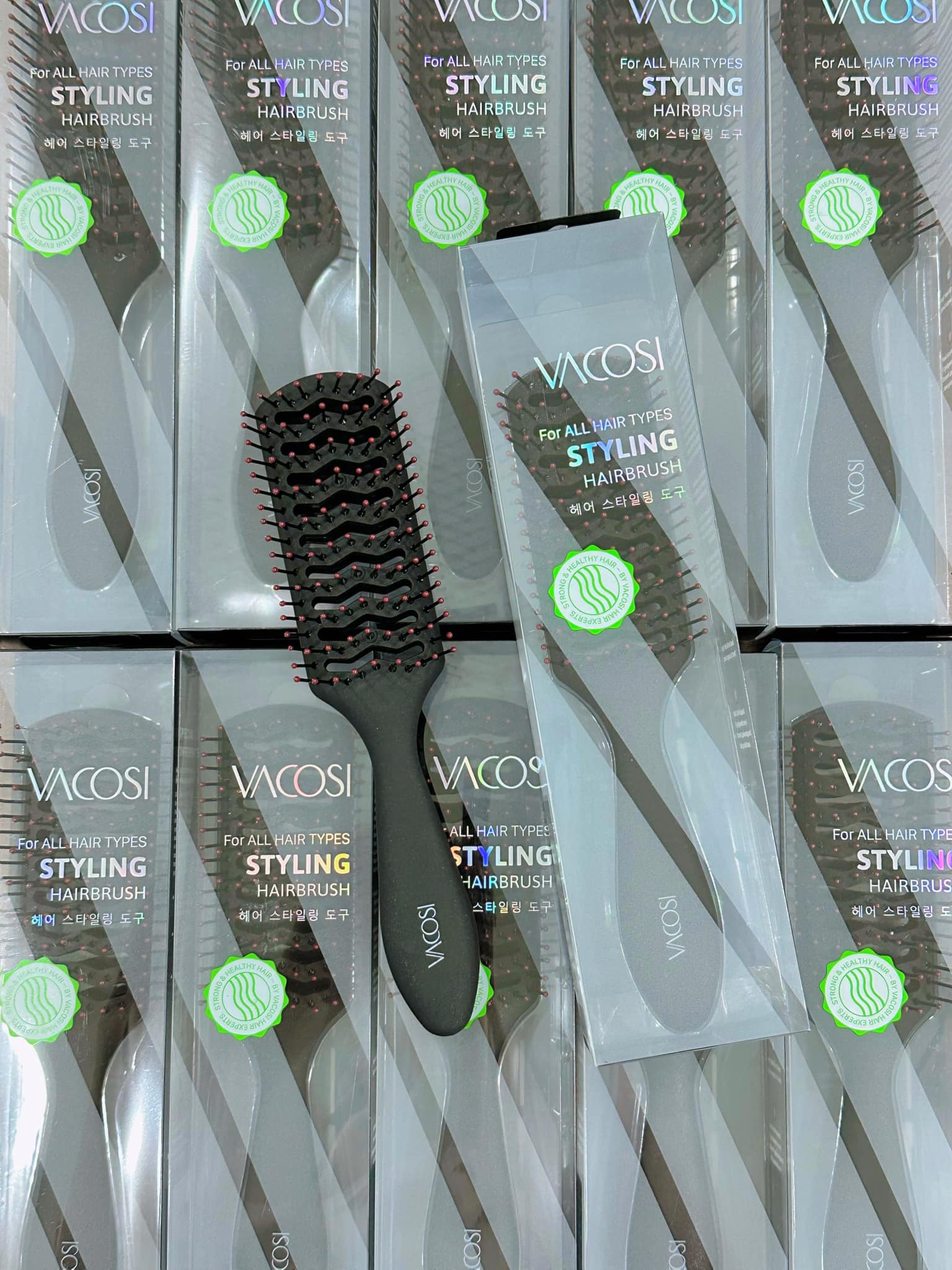 Lược bán nguyệt tạo kiểu & phồng tóc VACOSI C08