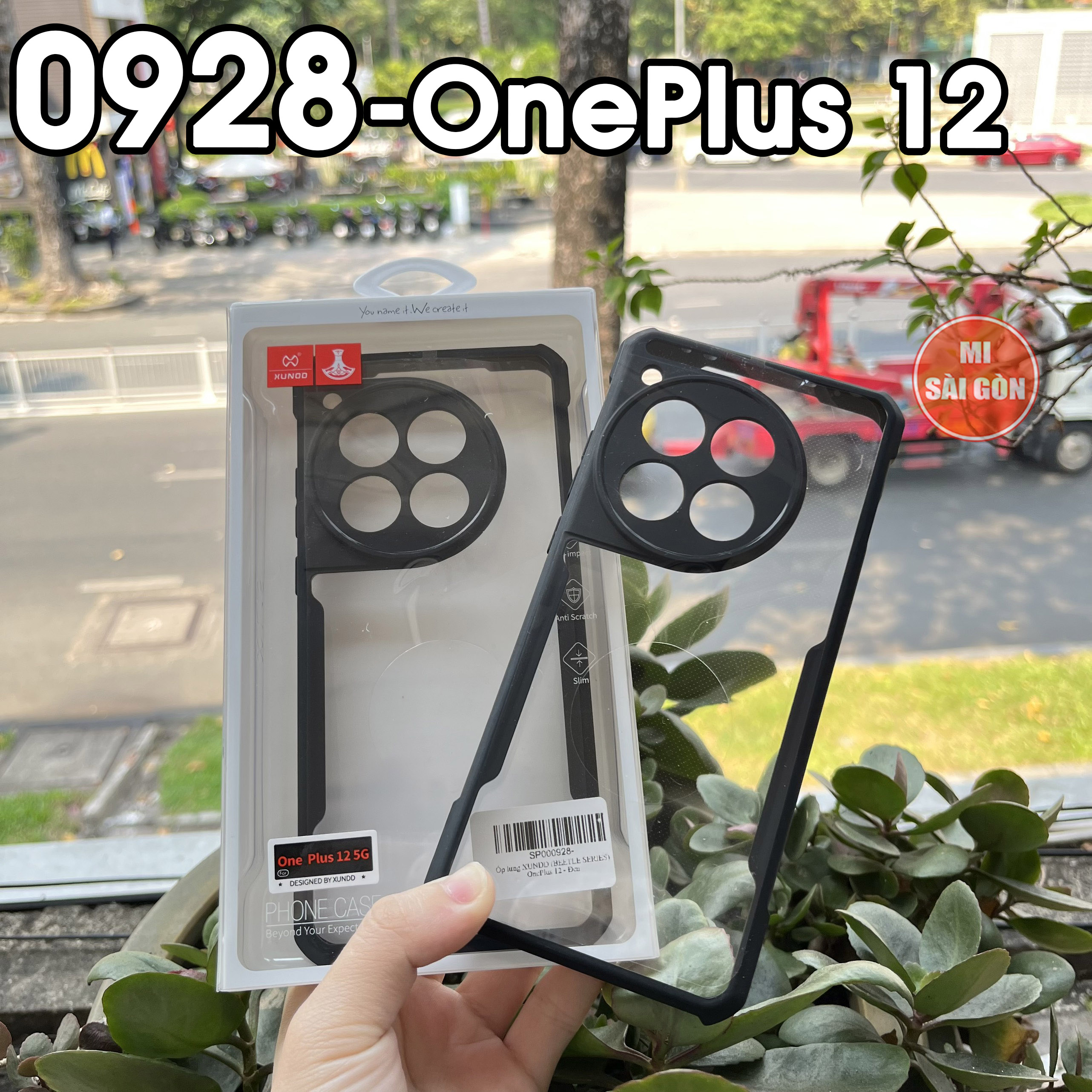 Ốp lưng xundd oneplus 12 - chống shock, viền tpu, mặt lưng trong