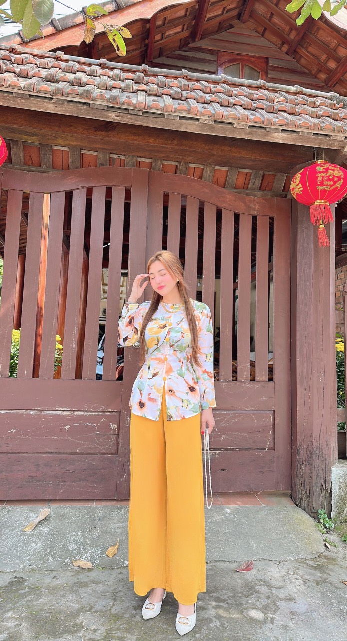 Đồ Lam Đi Chùa Lụa Đẹp Cao Cấp Trang Nhã