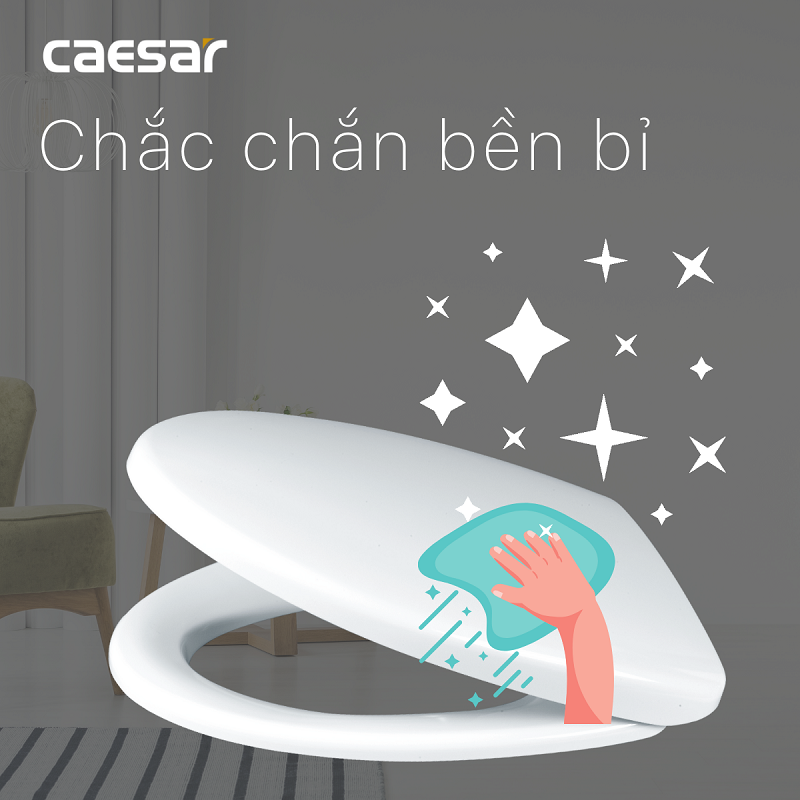CAESAR M232 Nắp Êm Bồn Cầu
