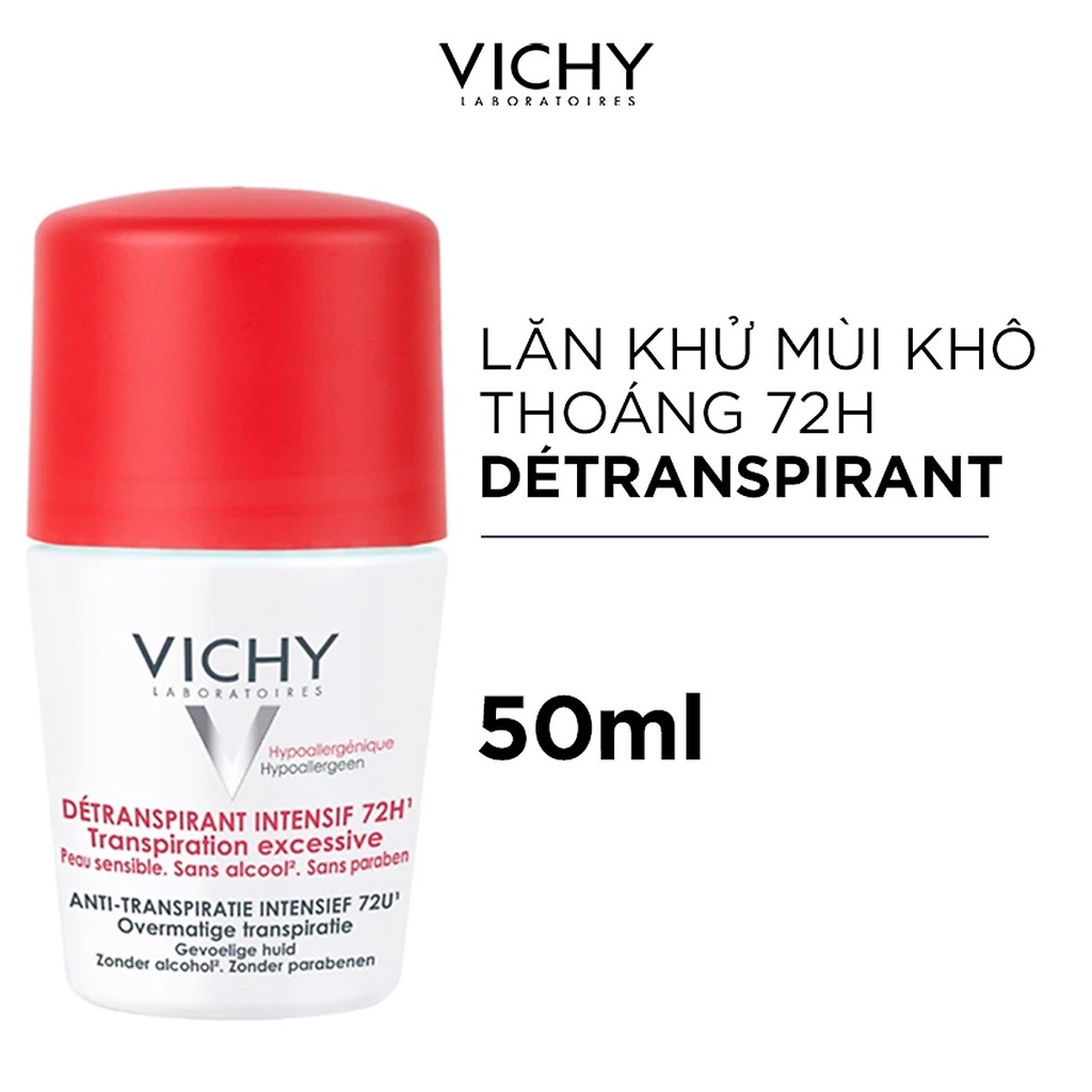 Roller women underarm Vichy [HCM] 50ml deodorant Vichy