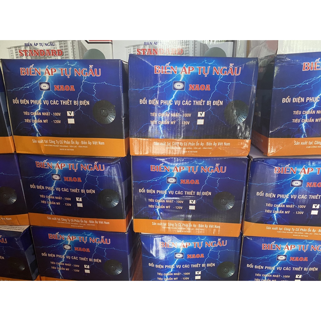 Bộ Đổi nguồn NAOA (Đổi điện áp 220v sang 110v) 2000VA Trong Nhà