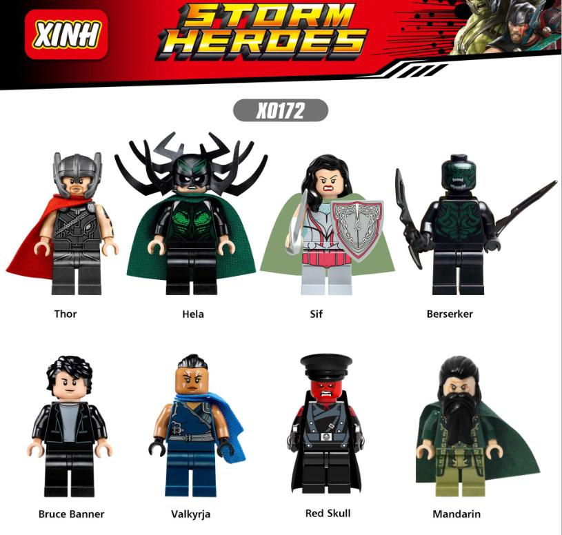 [HCM]Đồ chơi lắp ráp Mini Figure nhân vật anh hùng Ragnarok