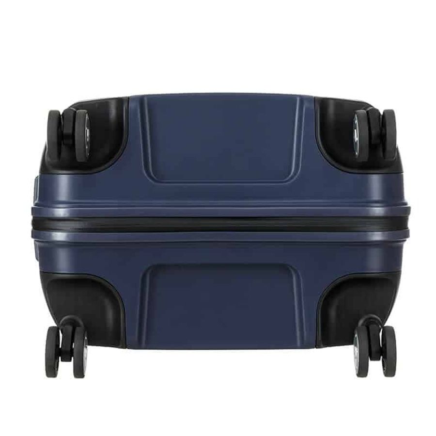 SAMSONITE Hartlan Polypropylene 55.5 cms Navy Hardsided Cabin Luggage (SAM HARTLAN Spinner 55 Navy)