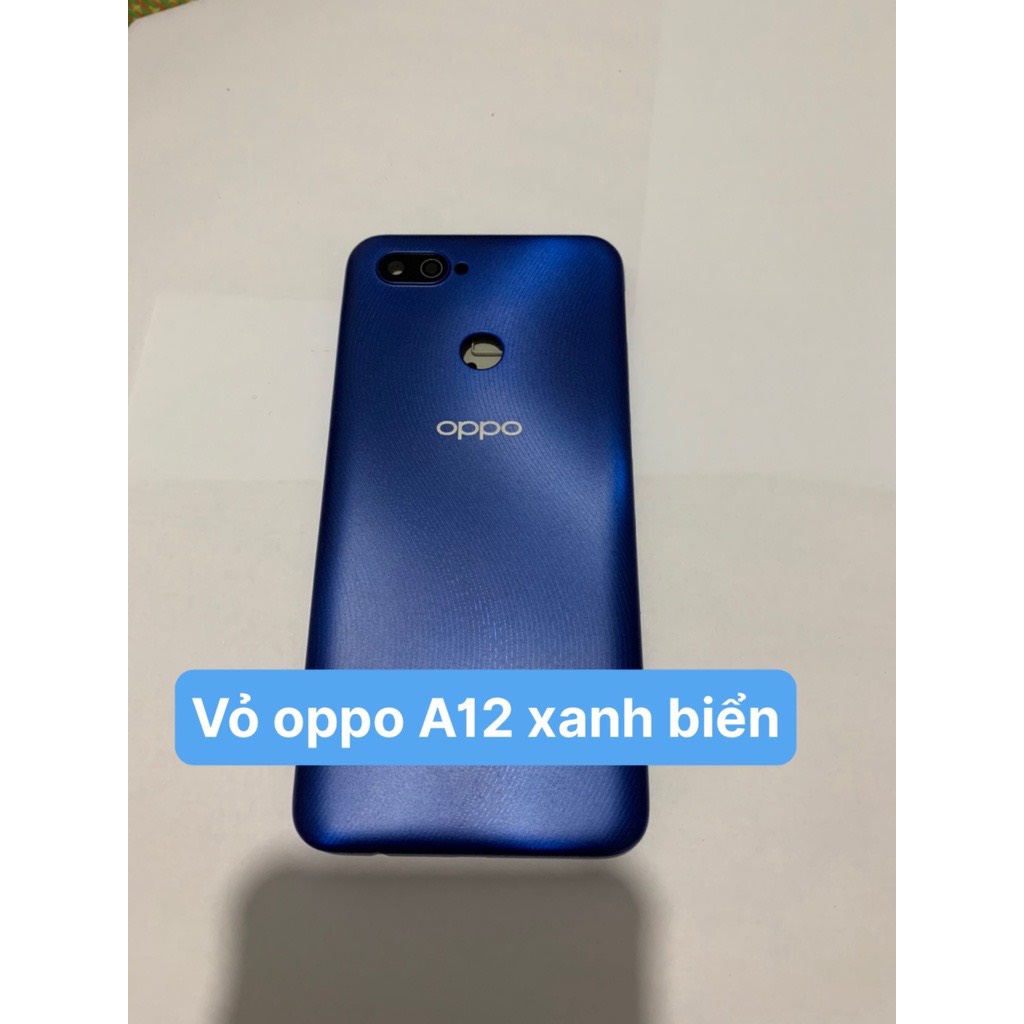 bộ vỏ oppo A12 full đồ zin hãng(kính cam,lưng, sườn .phím bấm)