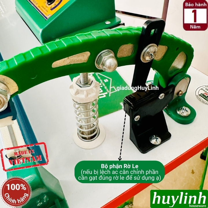 Máy ép - hàn miệng túi đạp chân Tân Thanh M2-400