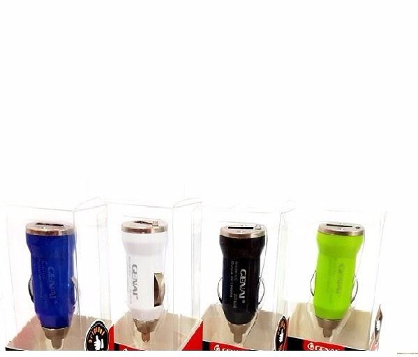 [HCM]Cốc Sạc xe hơi 1 cổng USB (nhiều màu)