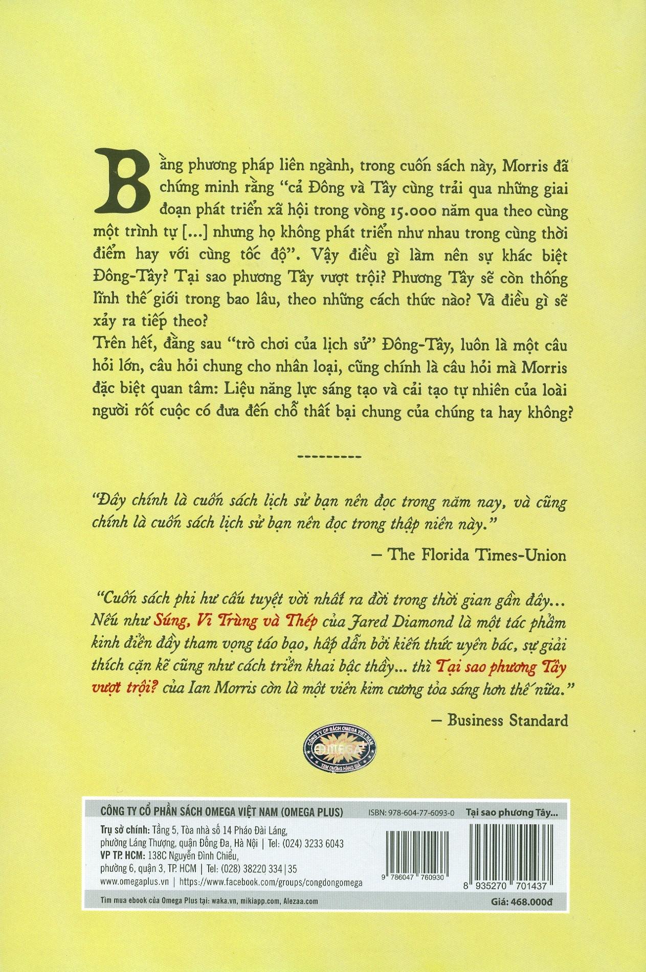 Sách-Tại sao phương Tây vượt trội