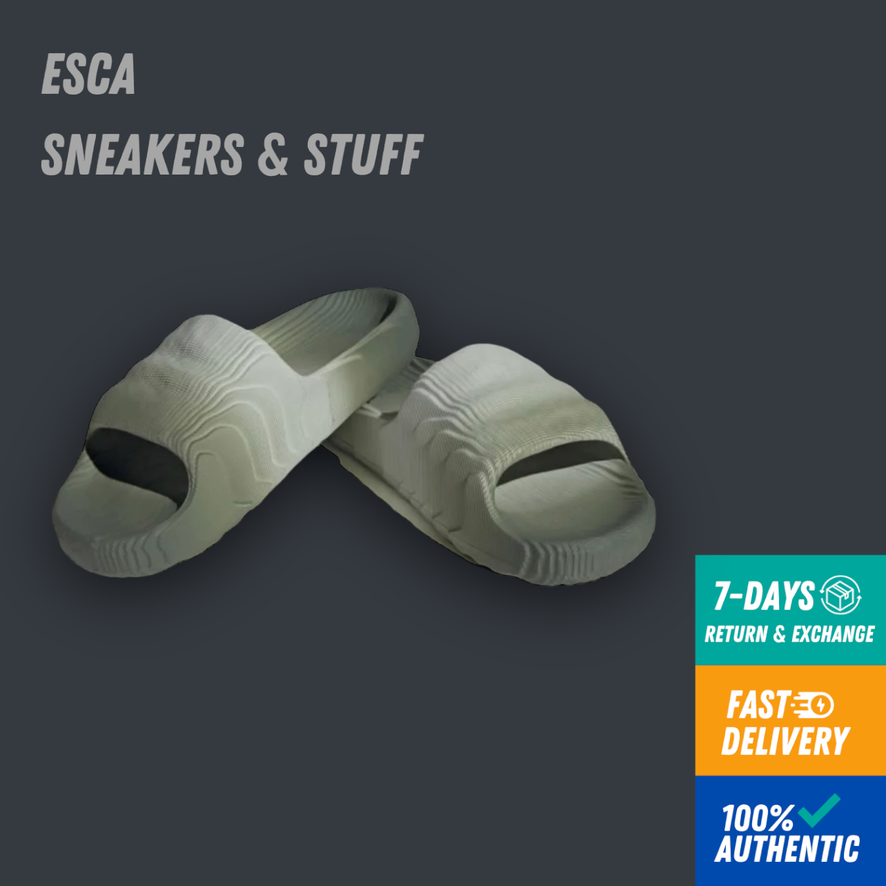 [CHÍNH HÃNG] DÉP ADIDAS ADILETTE 22 SILVER GREEN- IG7494