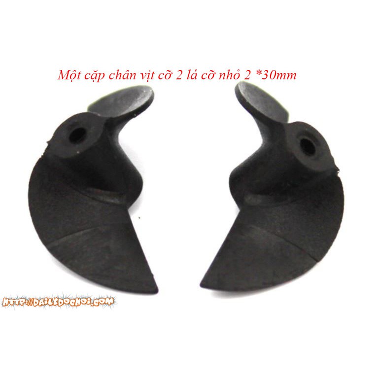 Cặp chân vịt 2 lá kích thước 2 * 30mm thuận nghịch